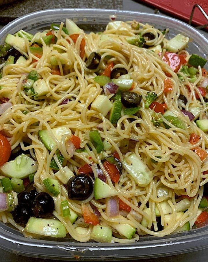 Salade de spaghetti californienne