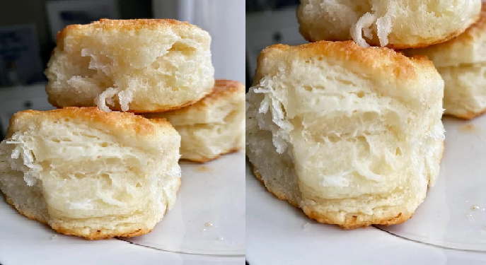 Butter buttermilk biscuits – OH HEAVENS, DON’T DROP THIS