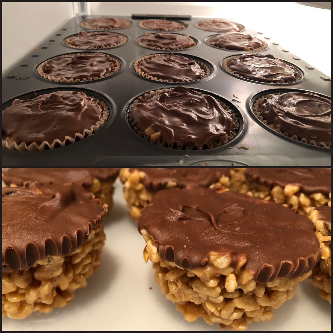 PEANUT BUTTER RICE KRISPIES TREATS