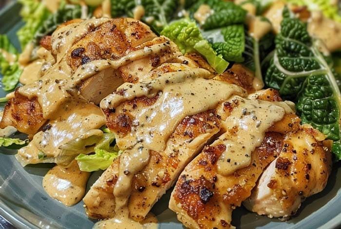 Melt In Your Mouth Caesar Chicken