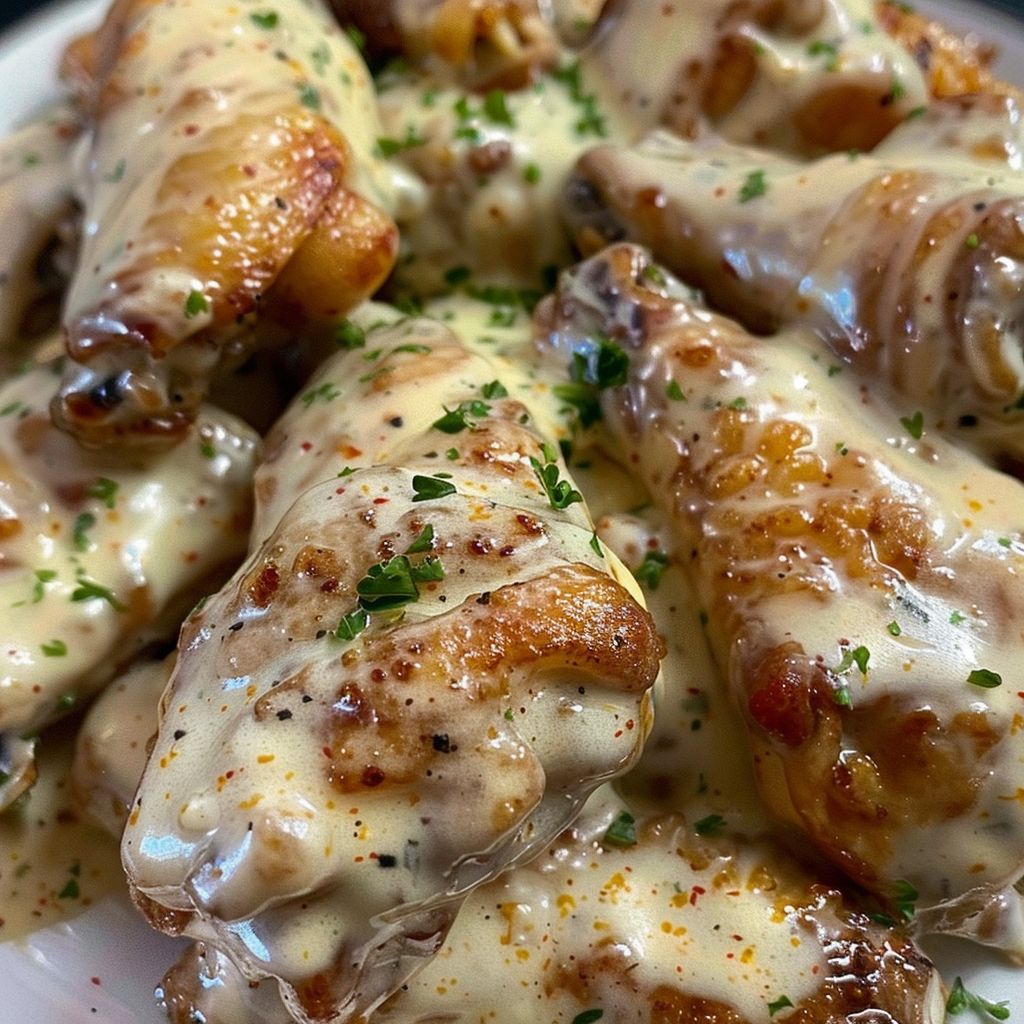 Alfredo Chicken Wings