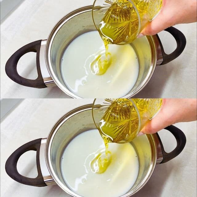 Miraculous Kitchen Tip: Mix Olive Oil with Milk!