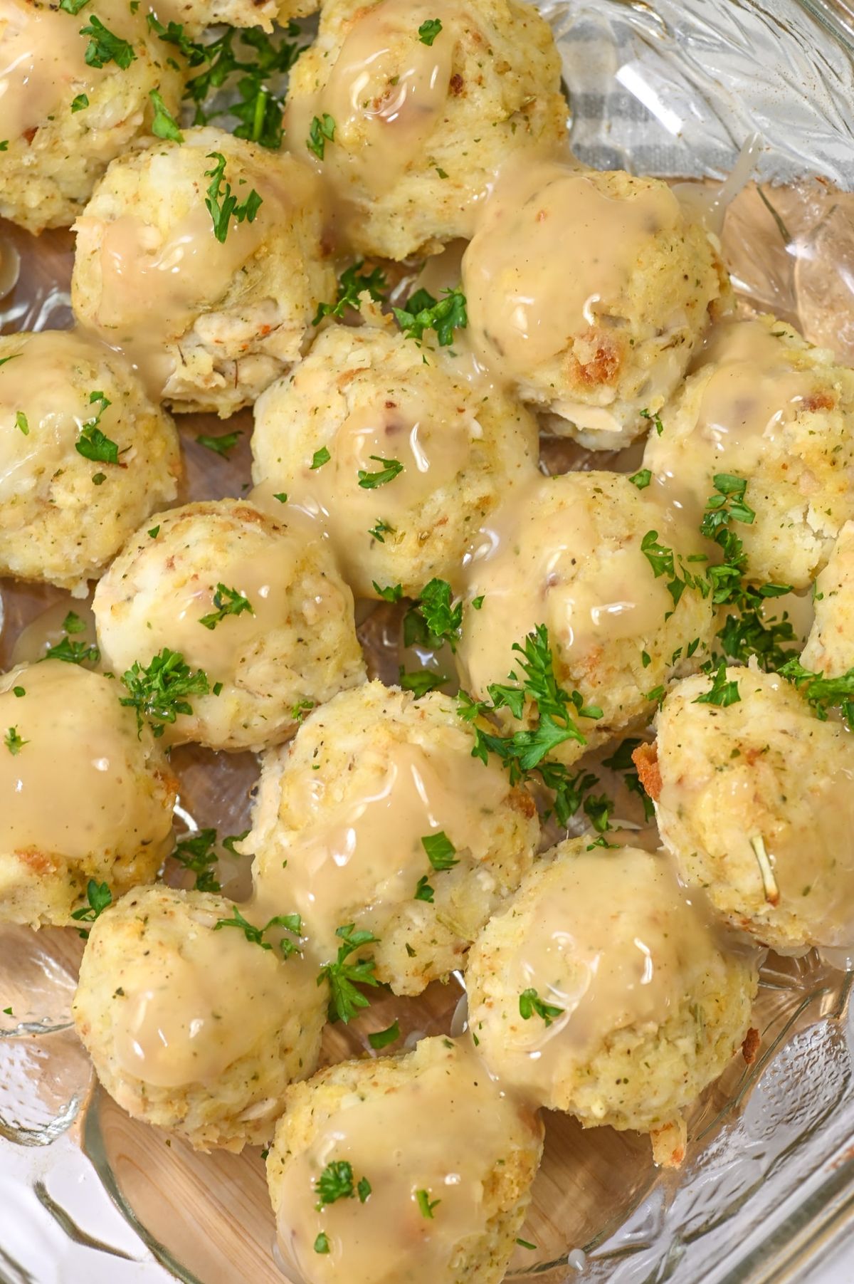 TURKEY STUFFING BALLS