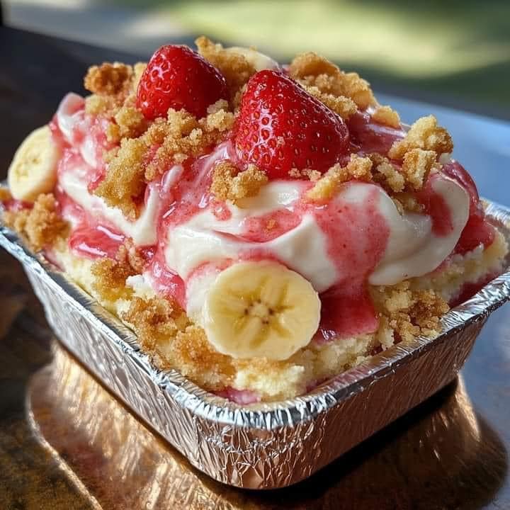 Strawberry Crunch Banana Pudding Recipe – A Sweet and Fruity Twist on a Classic Dessert