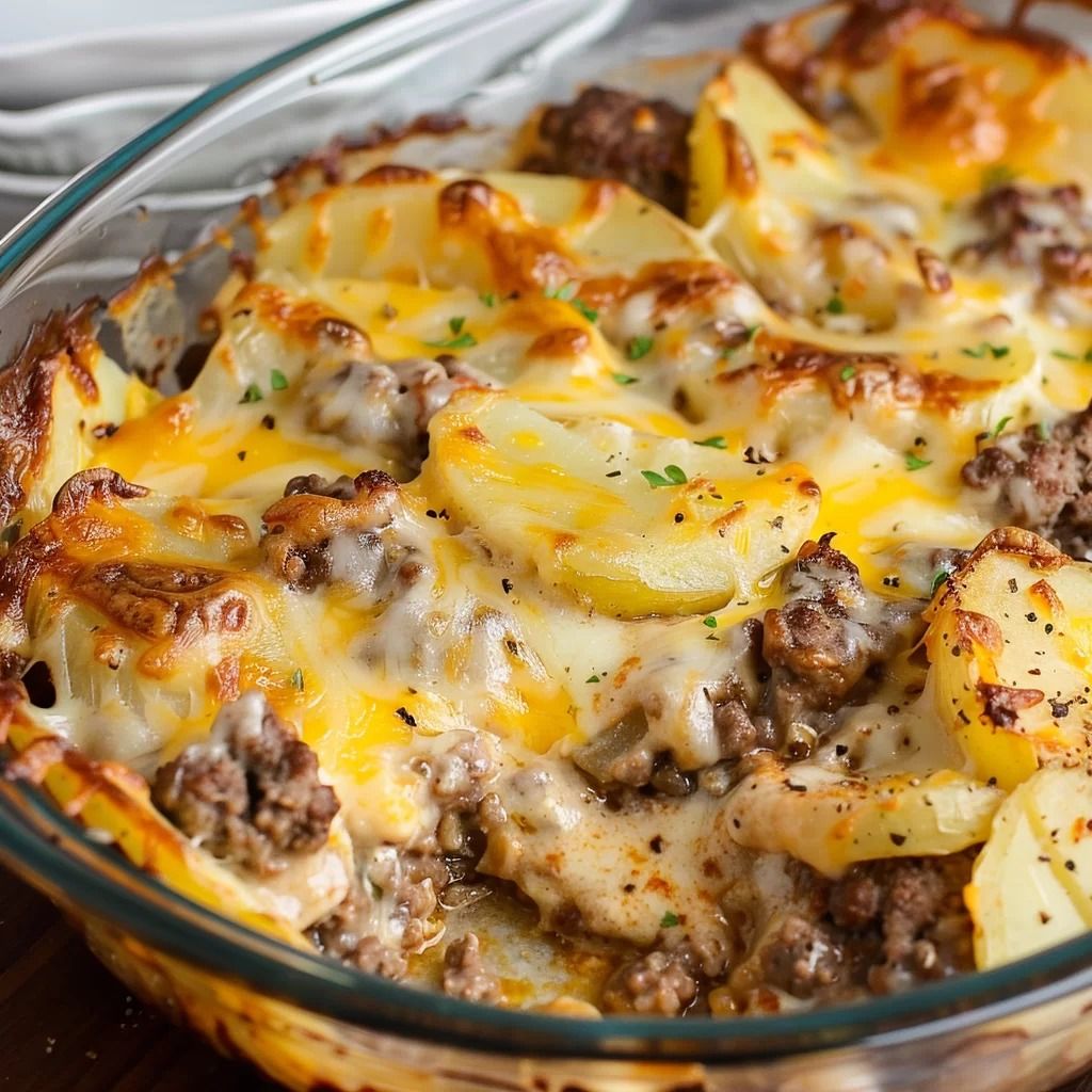 How To Make a Delicious Hamburger and Potato Casserole