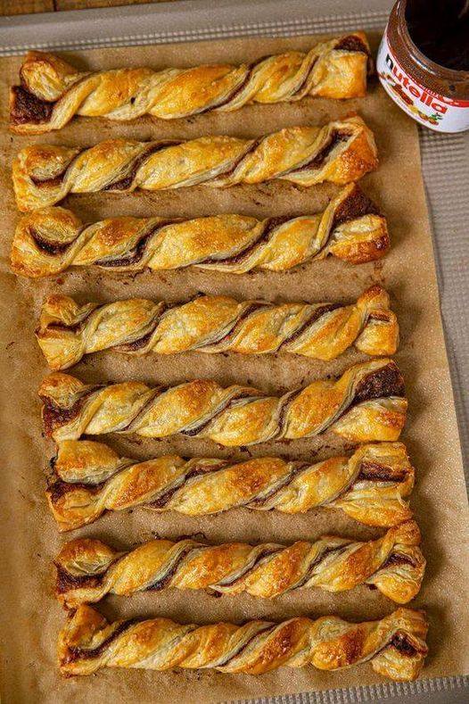 Puff Pastry Nutella Twists