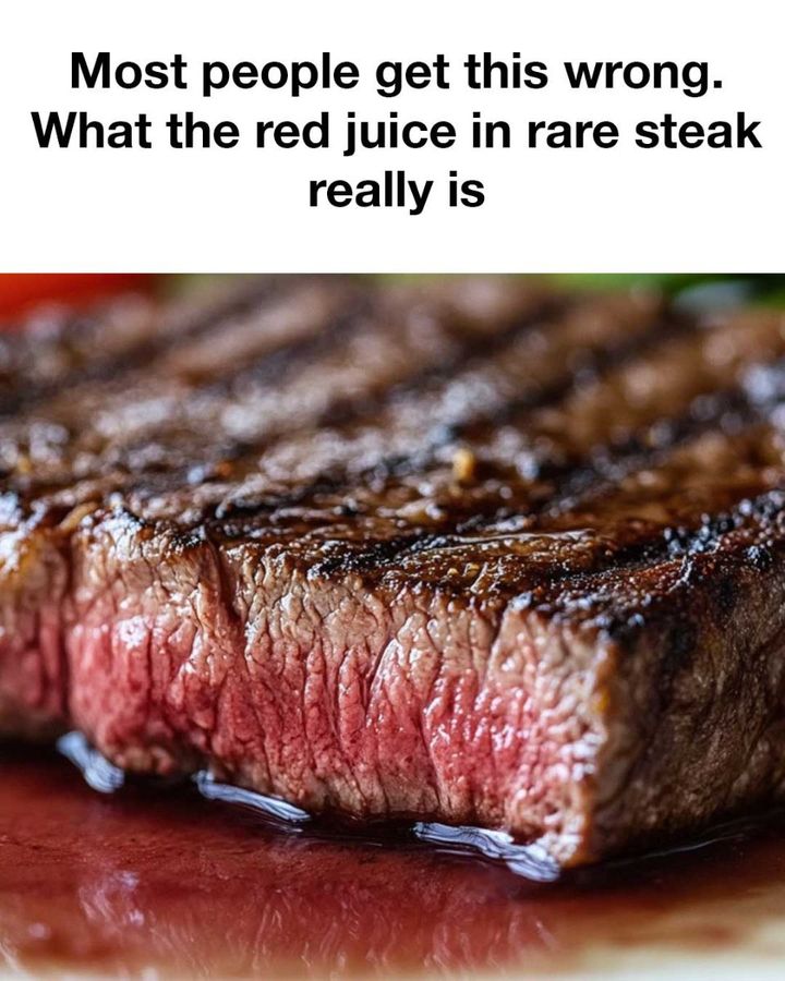 What the Red Juice in Rare Steak Really Is: Most People Get This Wrong!