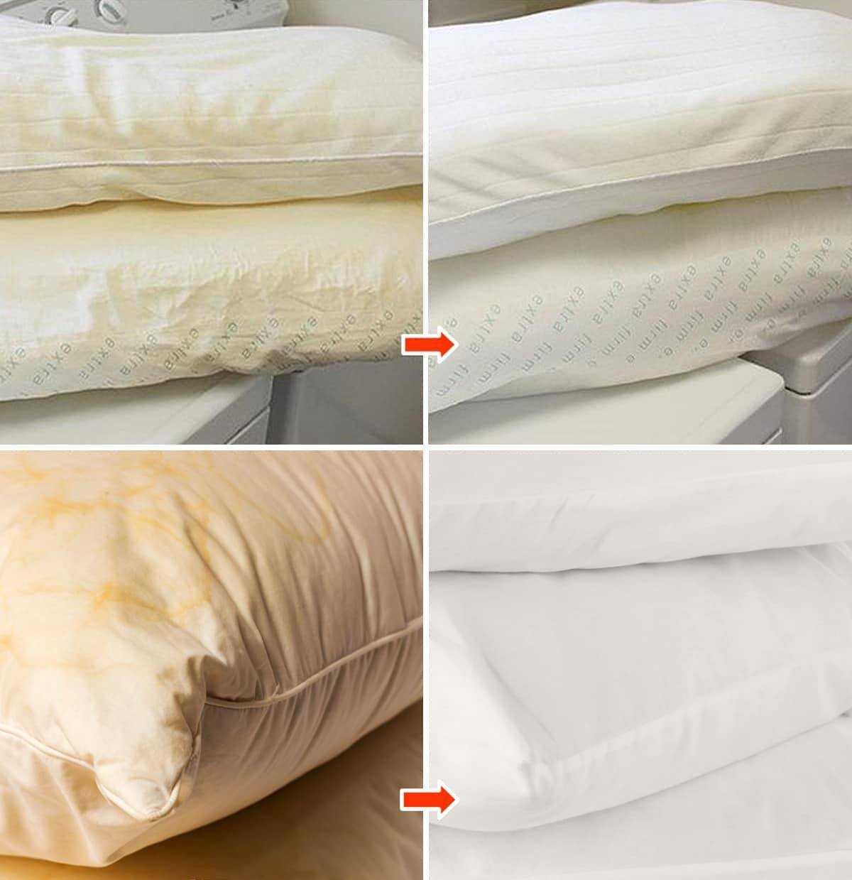 How to thoroughly wash and disinfect pillows, making them look like new