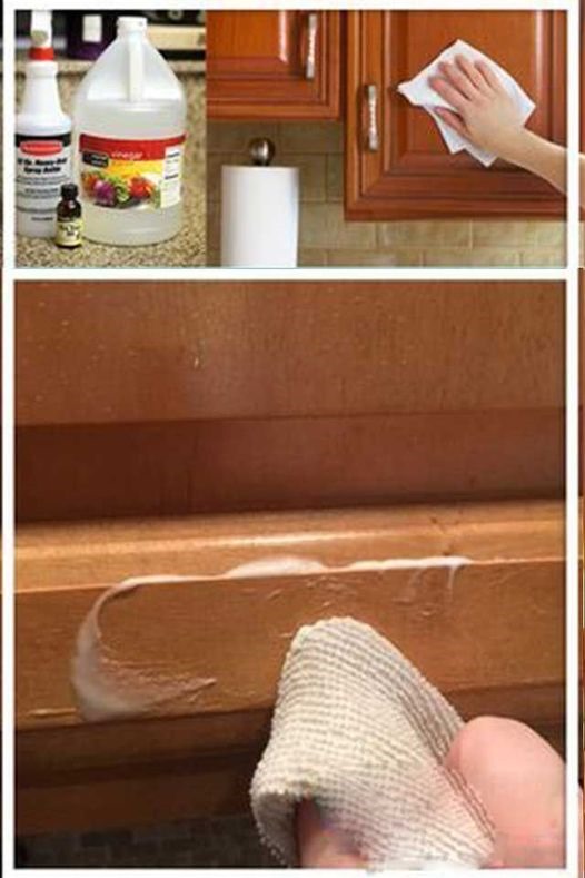 The Easiest Way to Clean Your Greasy Cabinets