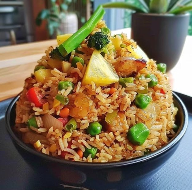 Vegan Pineapple Fried Rice