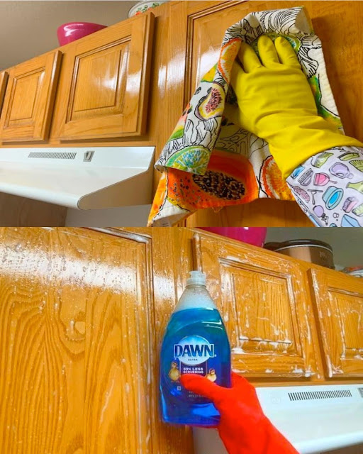 How To Thoroughly Clean Dull and Grimy Kitchen Cabinets