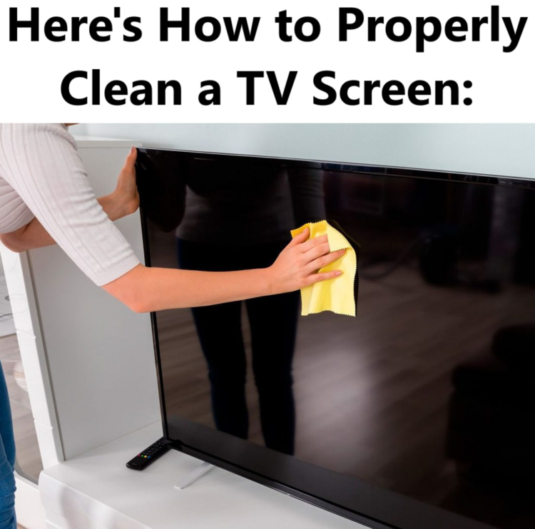 This Is the Right Way to Clean a Flat Screen TV Safely