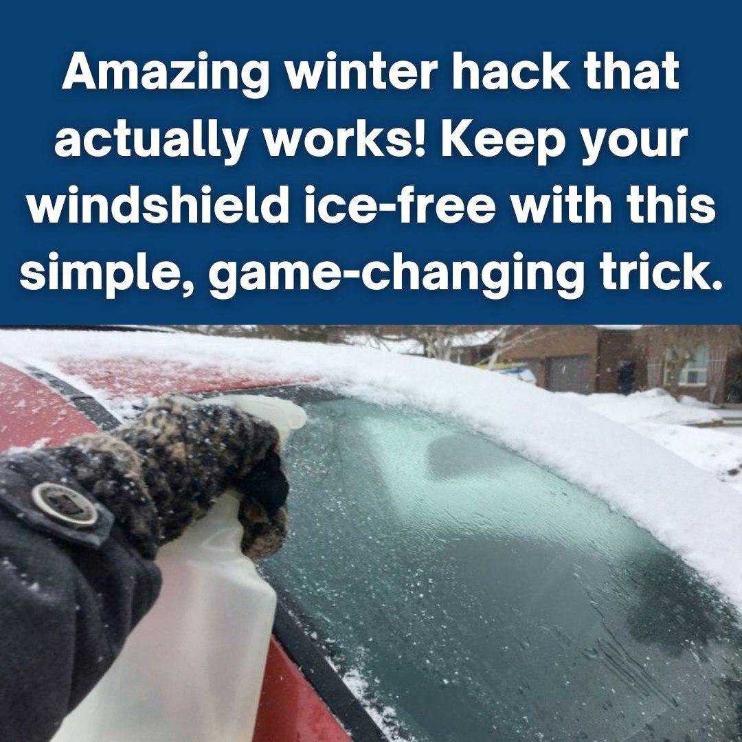 How to Prevent an Icy Windshield With A Simple Hack?