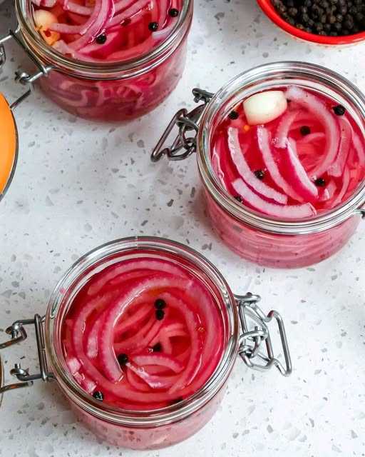 PICKLED RED ONIONS