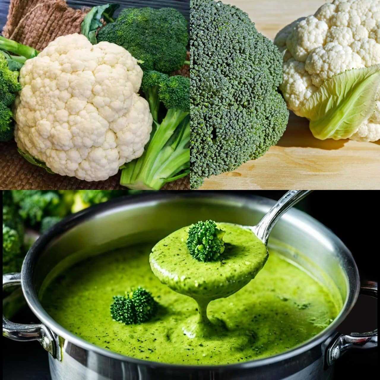 Broccoli and Cauliflower Soup